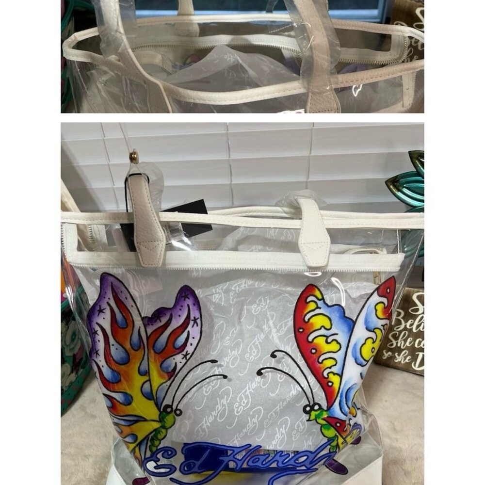 Stylish Transparent Butterfly Tote Bag